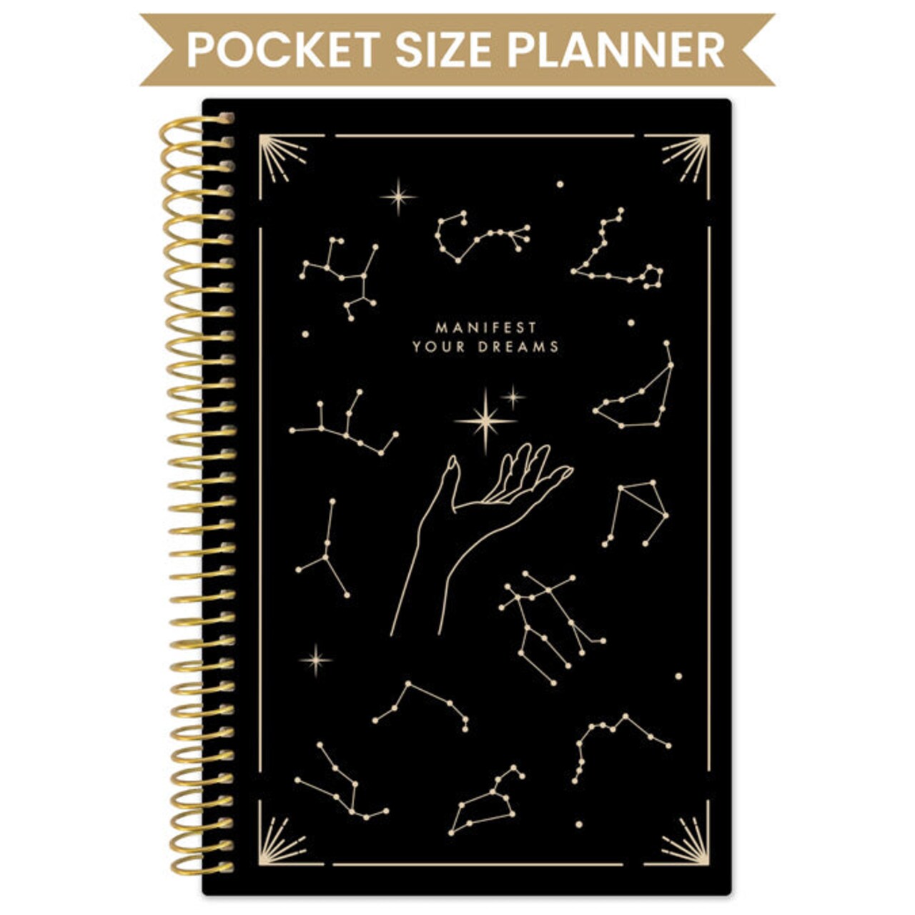bloom daily planners 2024 Soft Cover Planner, 4" x 6", Zodiac